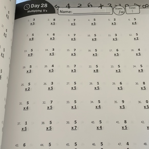 100 Days of Timed Tests - Picture 3 of 5